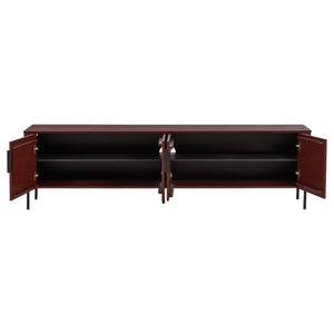 WOOOD Gunnar tv-meubel 200 cm Bordeauxrood