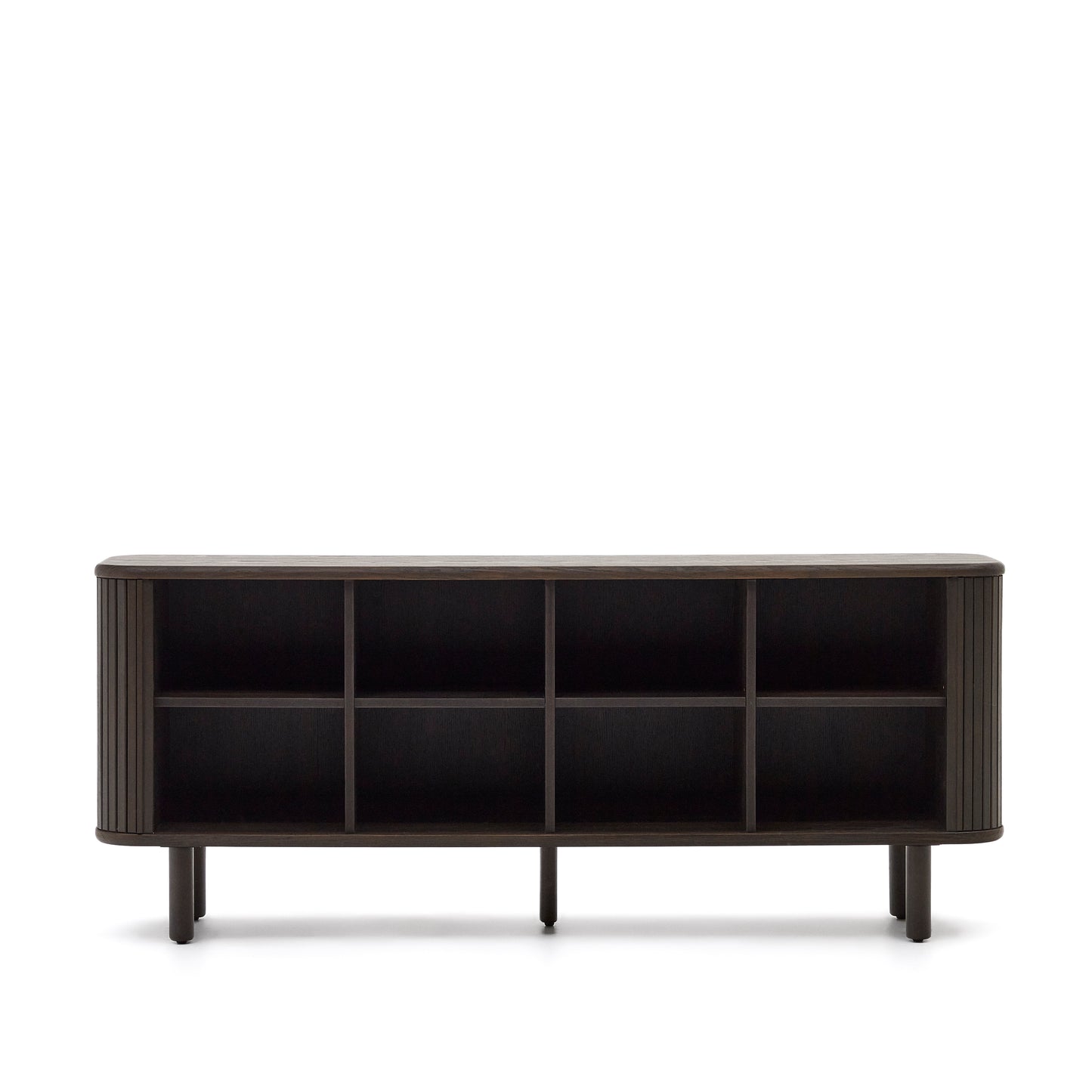 Kave Home Mailen dressoir met 2 deuren essen donkere afwerking