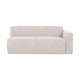 WOOOD Mojo Base 2-zits bank arm rechts bouclé Ecru