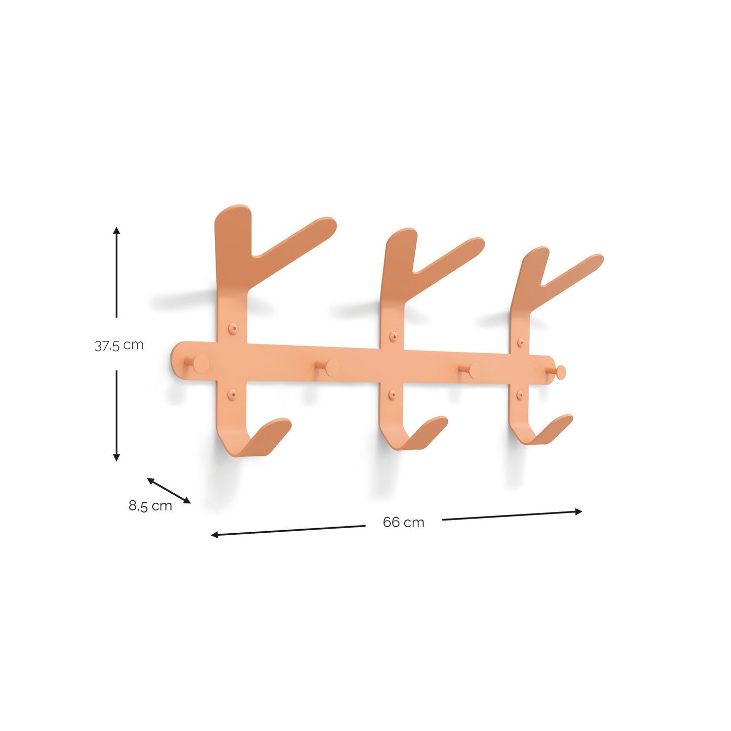 Spinder Design Frondo wandkapstok Clay Terra