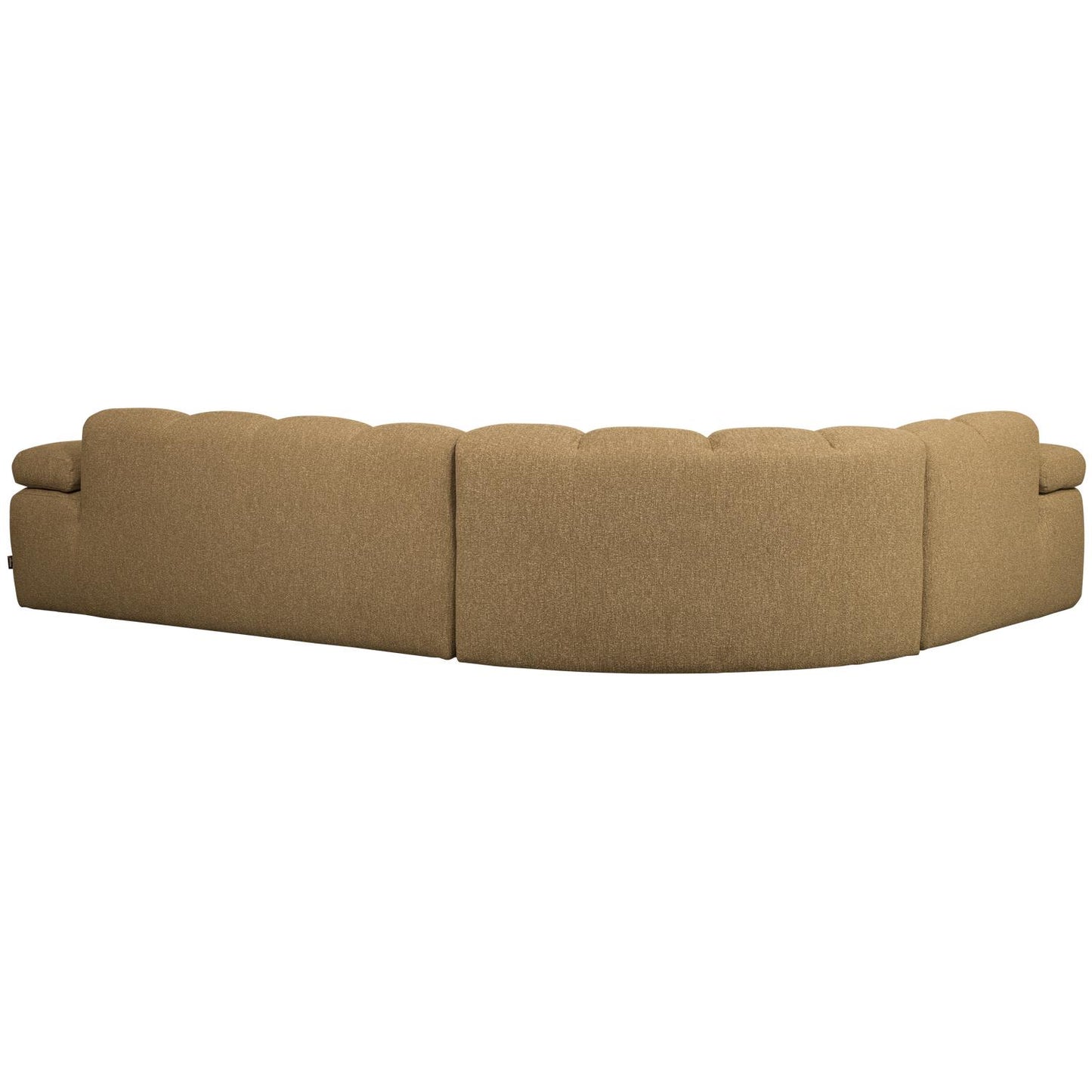 WOOOD Mojo hoekbank links boucle geel/bruin melange