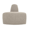 WOOOD Mojo Base eetbank hoek rond rugleuning bouclé Beige