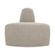 WOOOD Mojo Base eetbank hoek rond rugleuning bouclé Beige