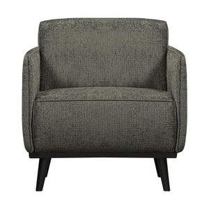 WOOOD Statement fauteuil met arm Structure Velvet Frost