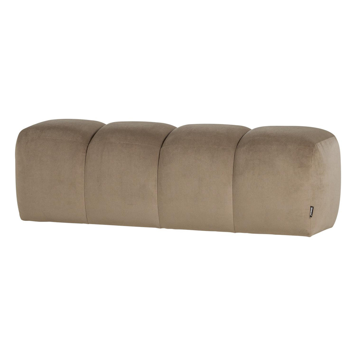 WOOOD Mojo eetbank 164 cm velvet Khaki