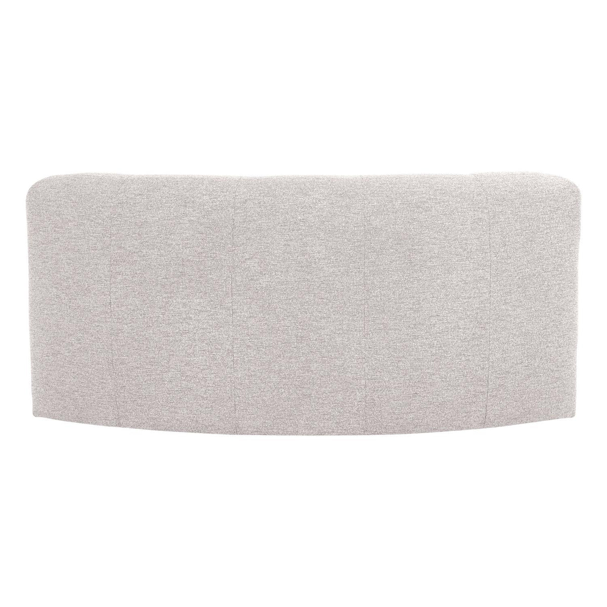 WOOOD Mojo Base eetbank halfronde hoek rugleuning bouclé Ecru
