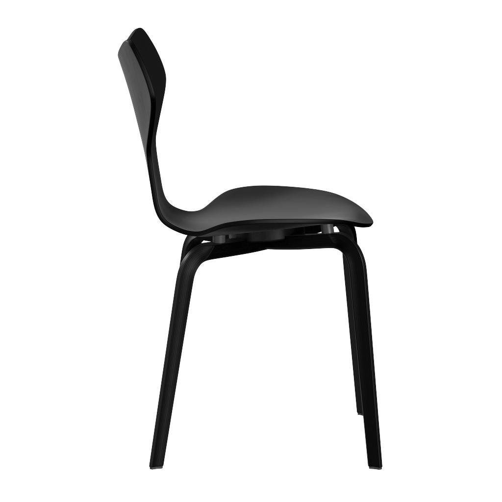 Fritz Hansen Grand Prix eetkamerstoel Black