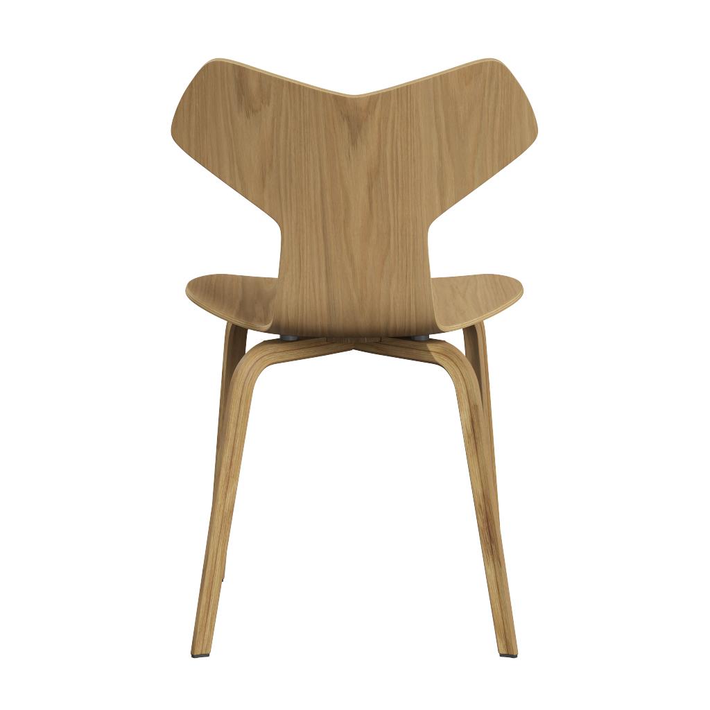 Fritz Hansen Grand Prix eetkamerstoel oak
