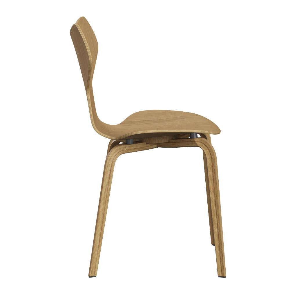 Fritz Hansen Grand Prix eetkamerstoel oak