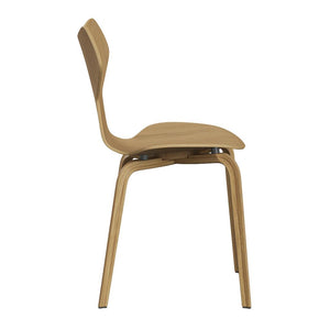 Fritz Hansen Grand Prix eetkamerstoel oak