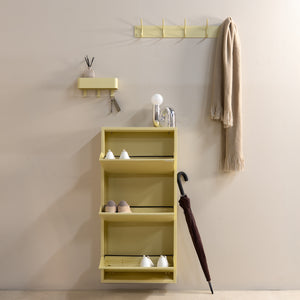 Spinder Design Dax Play 3 wandkapstok Butter Yellow