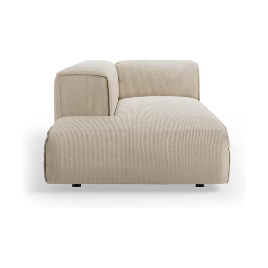 HKliving Flake bank left longchair Corduroy Rib Hay
