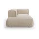 HKliving Flake bank left longchair Corduroy Rib Hay
