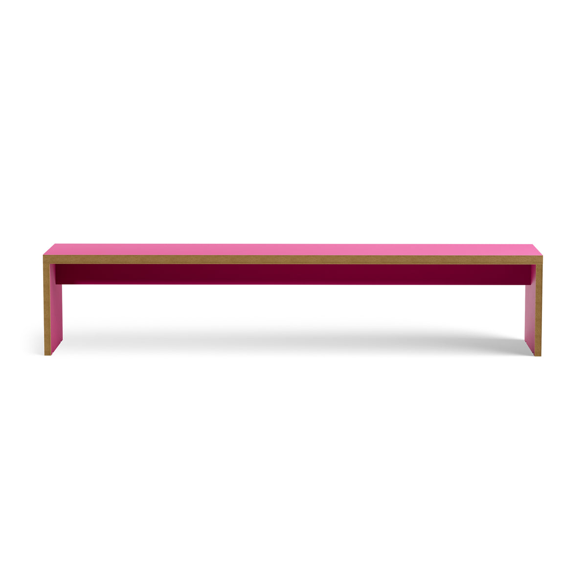 HKliving Bench eetkamerbank 220 cm Raspberry