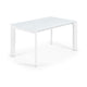 Kave Home Axis eettafel uitschuifbaar 140/200x90 cm Wit