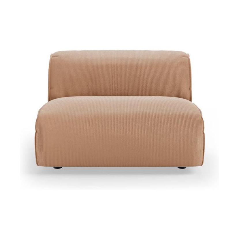 HKliving Flake bank middle 1,5-seat Corduroy Rib Brown
