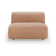 HKliving Flake bank middle 1,5-seat Corduroy Rib Brown