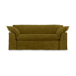 HKliving Nomad bank 204 cm Royal Velvet Olive