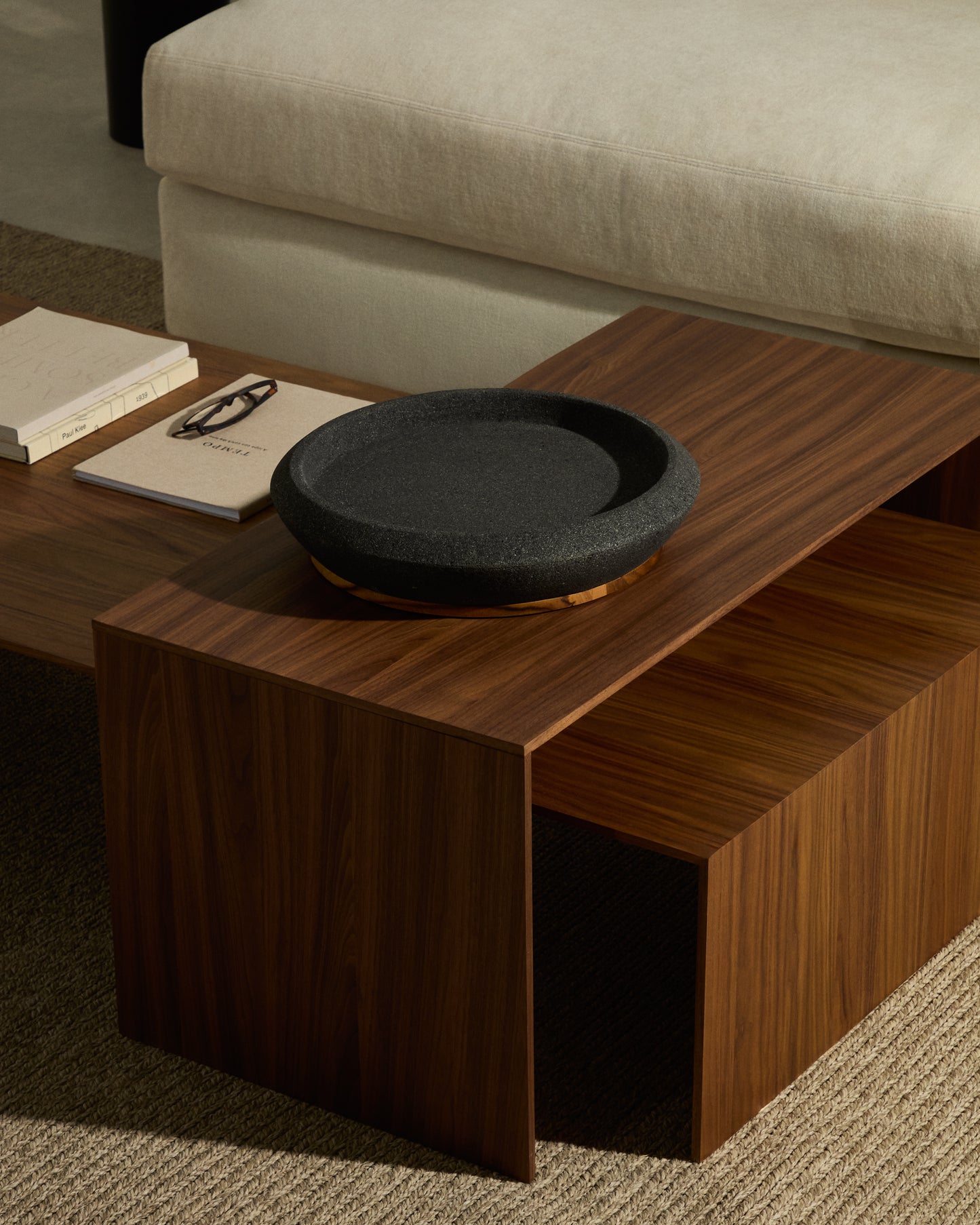 Kave Home Litto bijzettafel 90x45 cm Brown