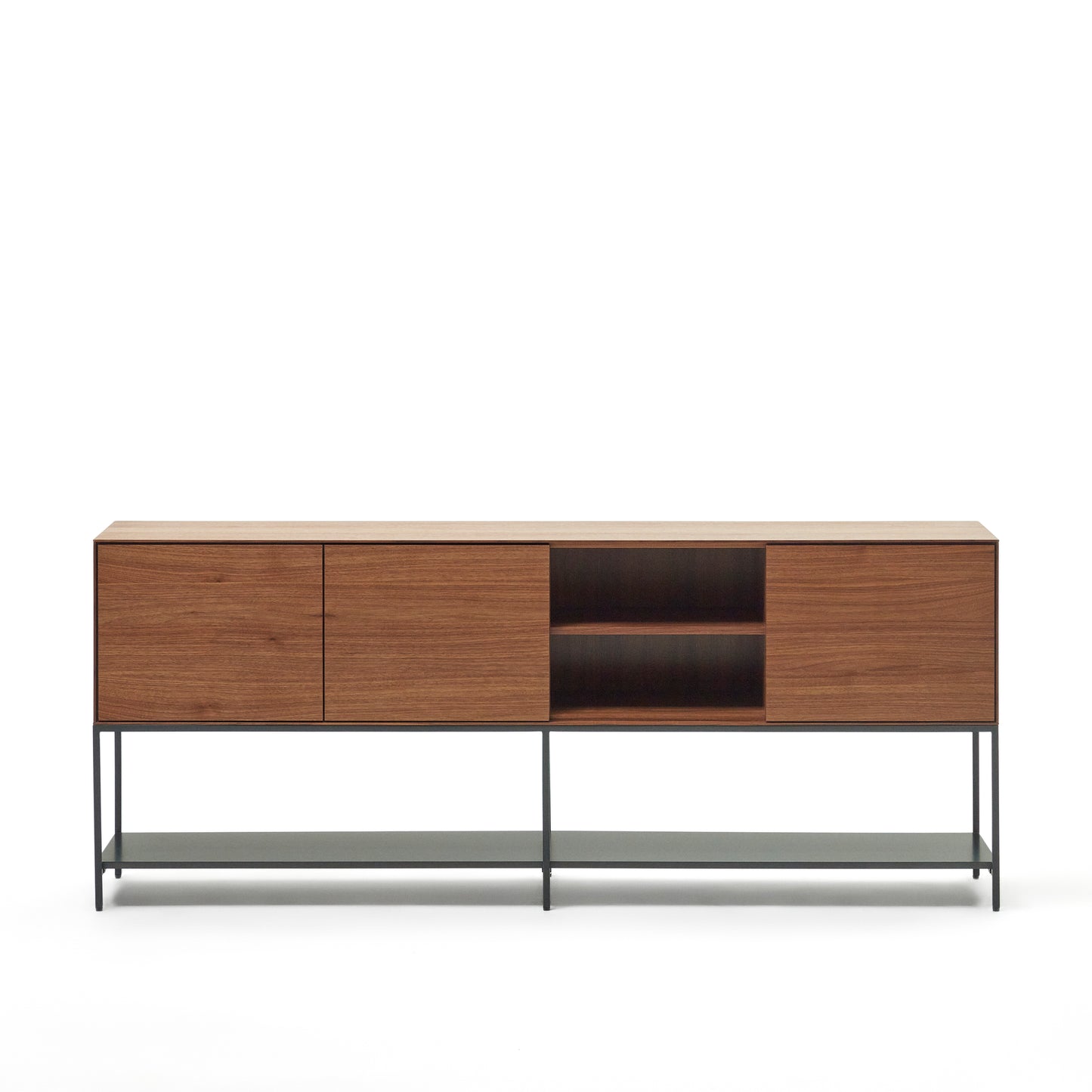Kave Home Vedrana dressoir 3-deurs walnoot