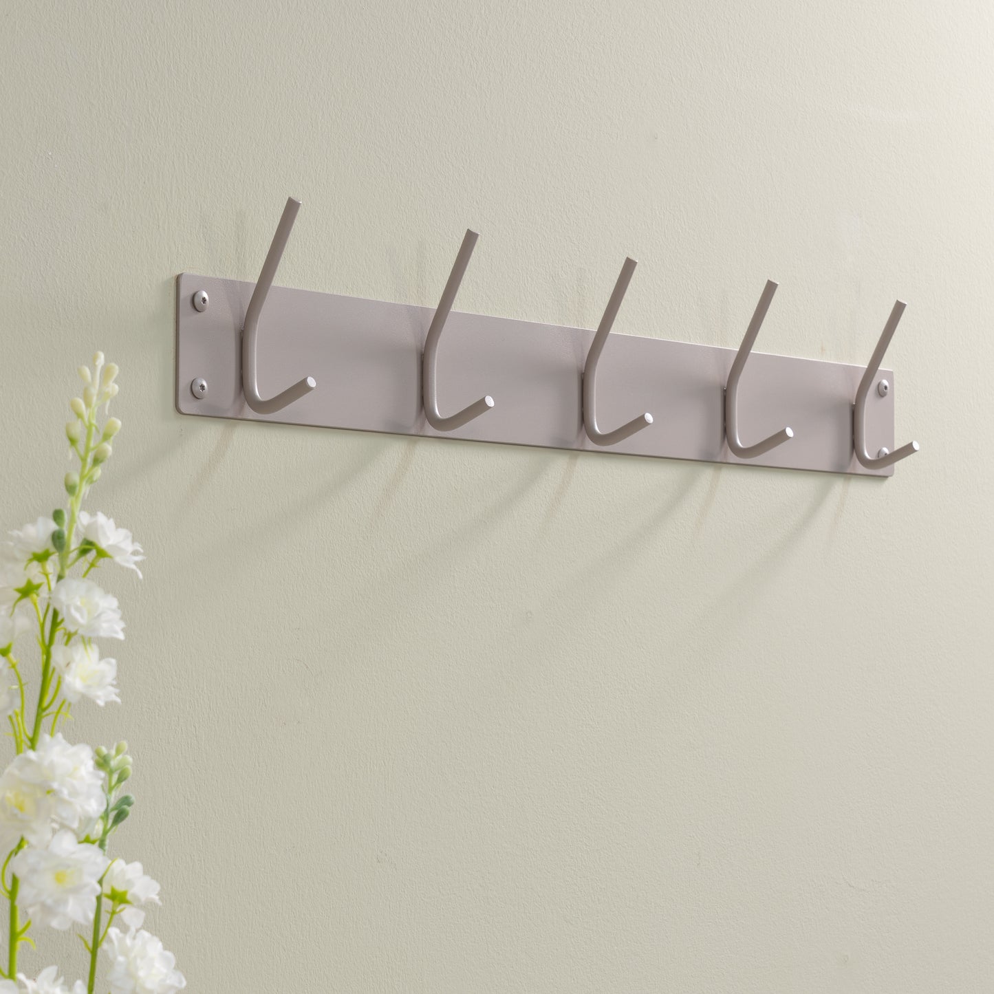Spinder Design Fusion 5 wandkapstok Silky Taupe
