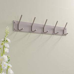 Spinder Design Fusion 5 wandkapstok Silky Taupe