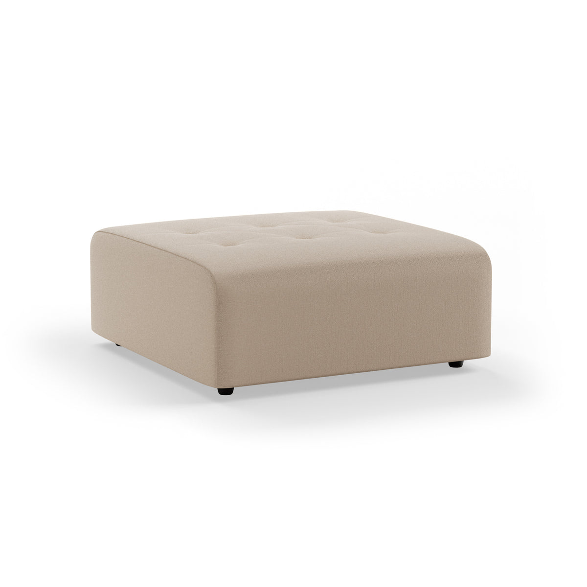 HKliving Vint hocker Knotted Beige