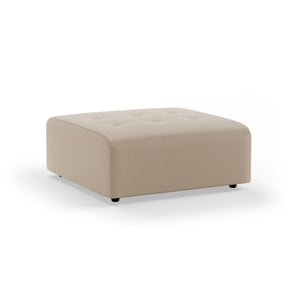 HKliving Vint hocker Knotted Beige