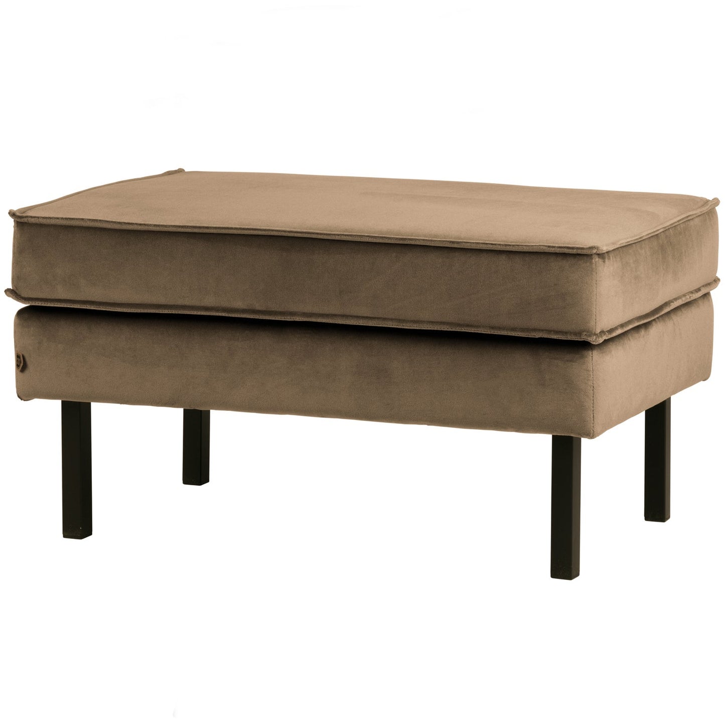 WOOOD Rodeo hocker velvet Taupe