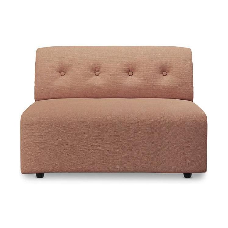 HKliving Vint 1,5-zits bank middle Linen Dusty Rose