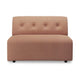 HKliving Vint 1,5-zits bank middle Linen Dusty Rose
