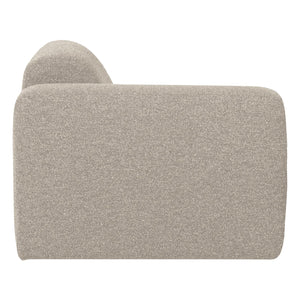 WOOOD Mojo Base 1-zits bank arm links bouclé Beige