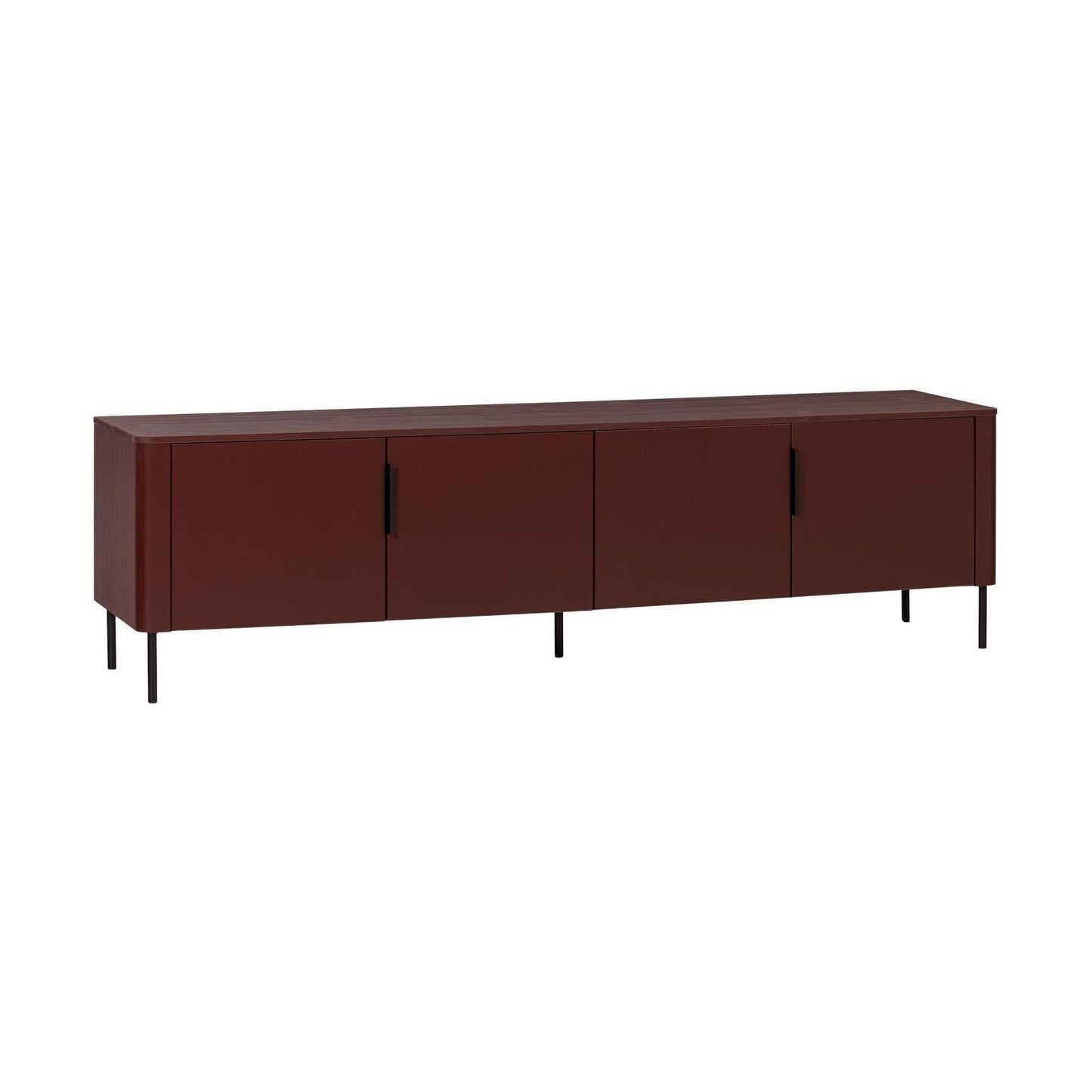 WOOOD Gunnar tv-meubel 200 cm Bordeauxrood