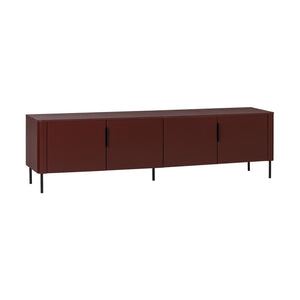 WOOOD Gunnar tv-meubel 200 cm Bordeauxrood
