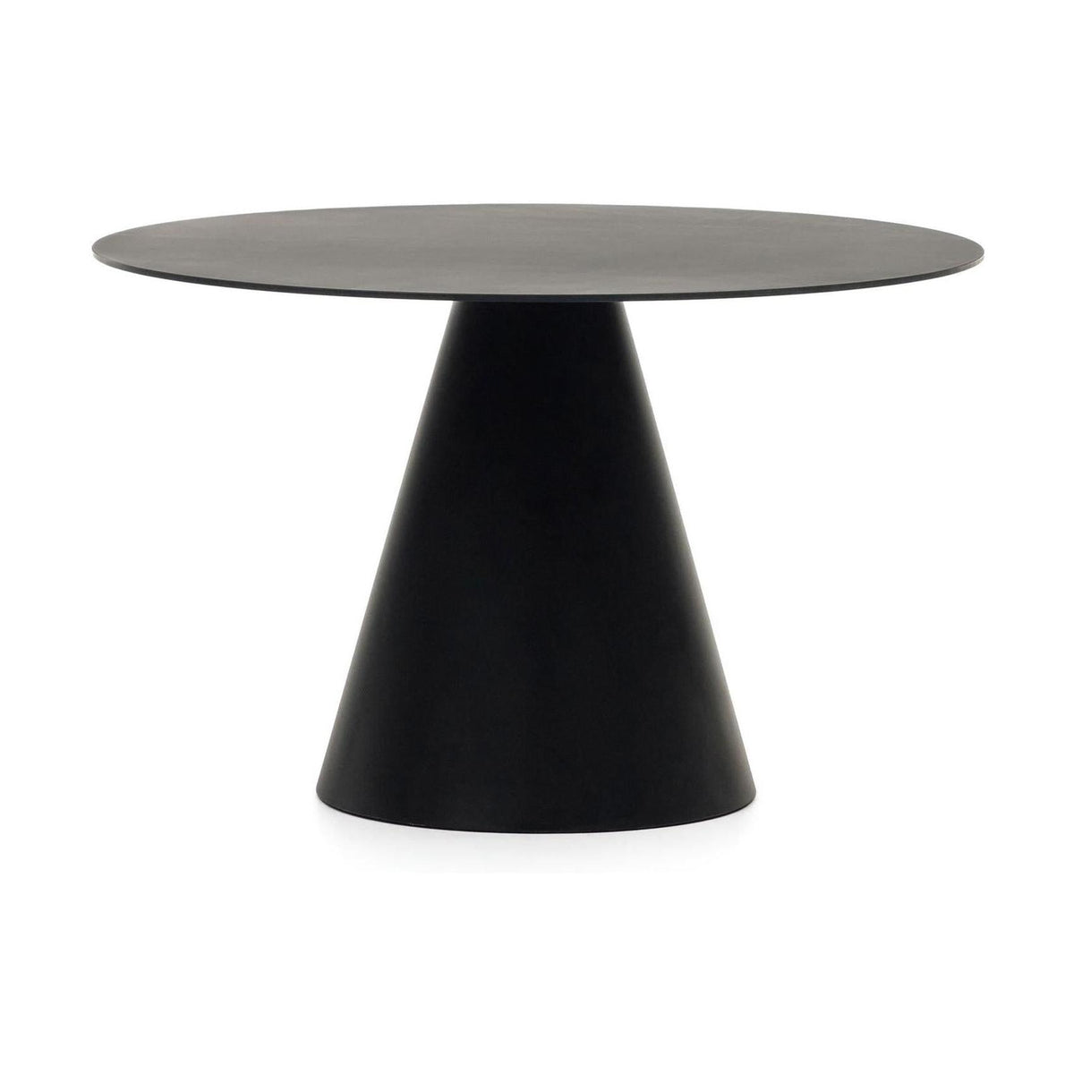 Kave Home Wilshire eettafel rond Ø120 cm Zwart