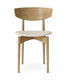Ferm Living Herman eetkamerstoel Oak/Bouclé Off-White
