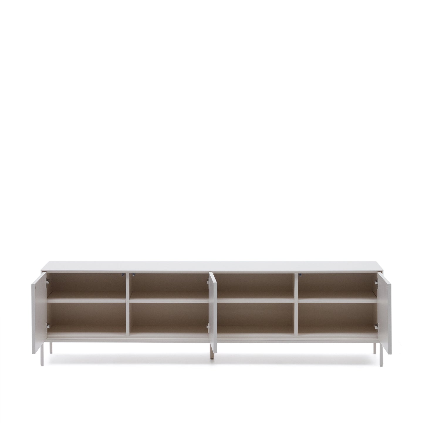 Kave Home Vedrana tv-meubel 3 deuren Wit