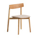 Kave Home Evera eetkamerstoel chenille Grey/Beige