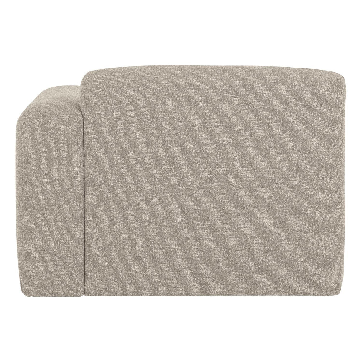 WOOOD Mojo Base 1-zits bank arm rechts bouclé Beige