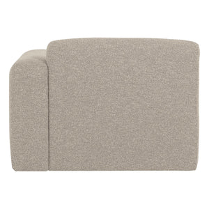 WOOOD Mojo Base 1-zits bank arm rechts bouclé Beige
