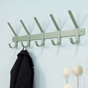 Spinder Design Dexter 5 wandkapstok Dusty Green