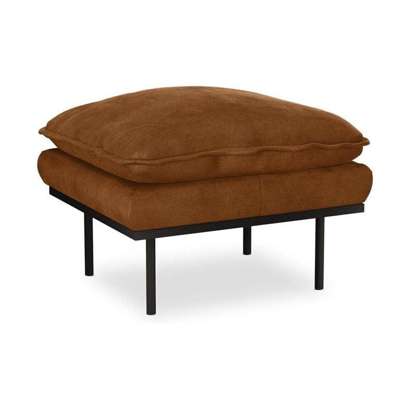 HKliving Retro hocker Royal Velvet Caramel
