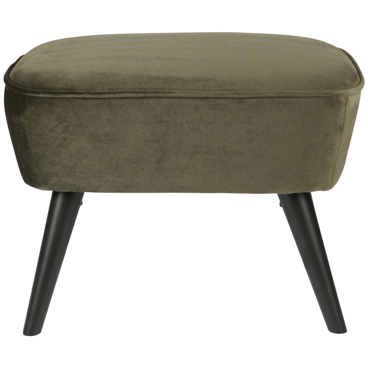 WOOOD Sara hocker velvet Warm Groen