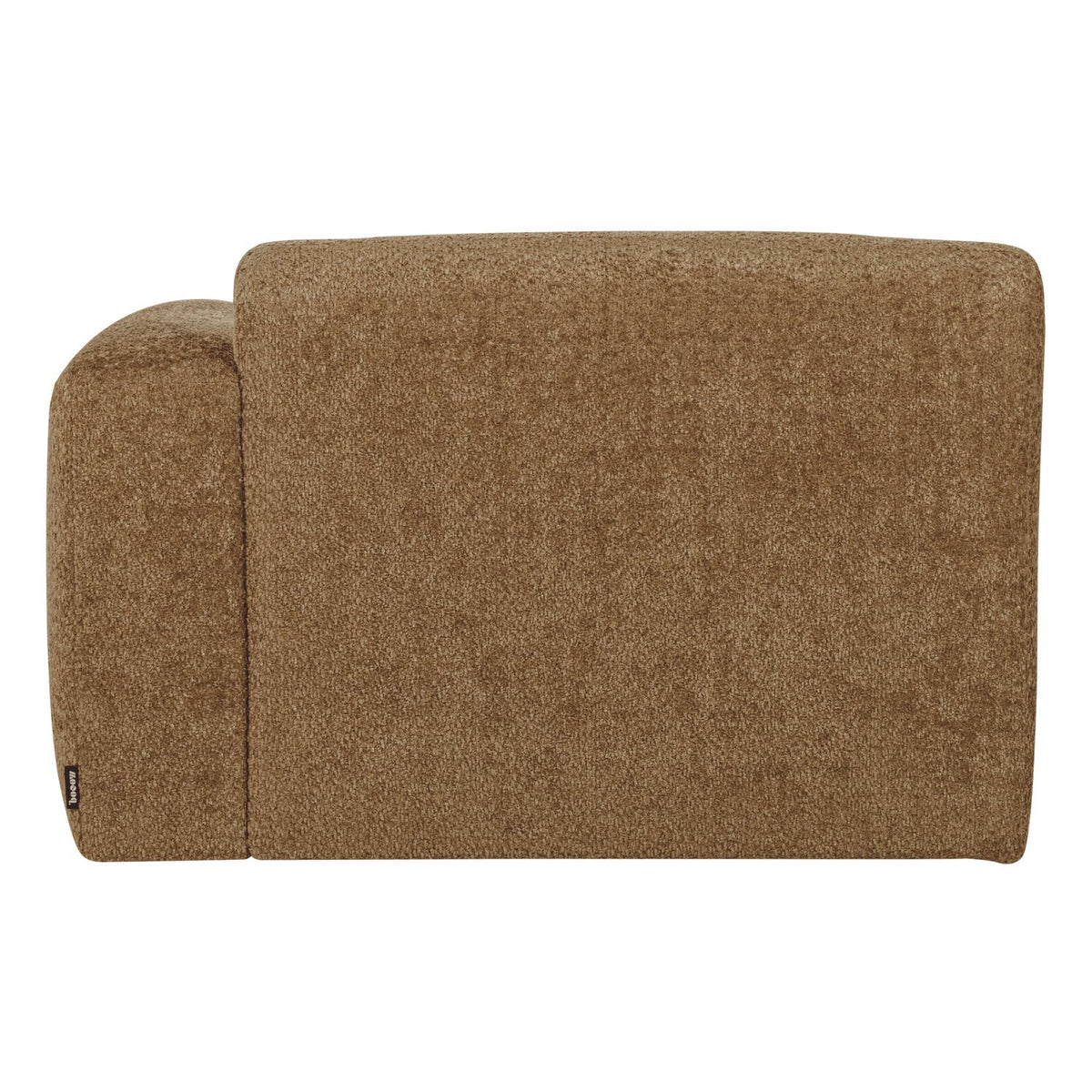 WOOOD Mojo Base chaise longue bank arm rechts wollig Honinggeel