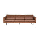 WOOOD Rodeo 3-zits bank eco-leer Cognac