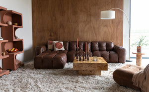 Dutchbone Hackman Seater bank Brown