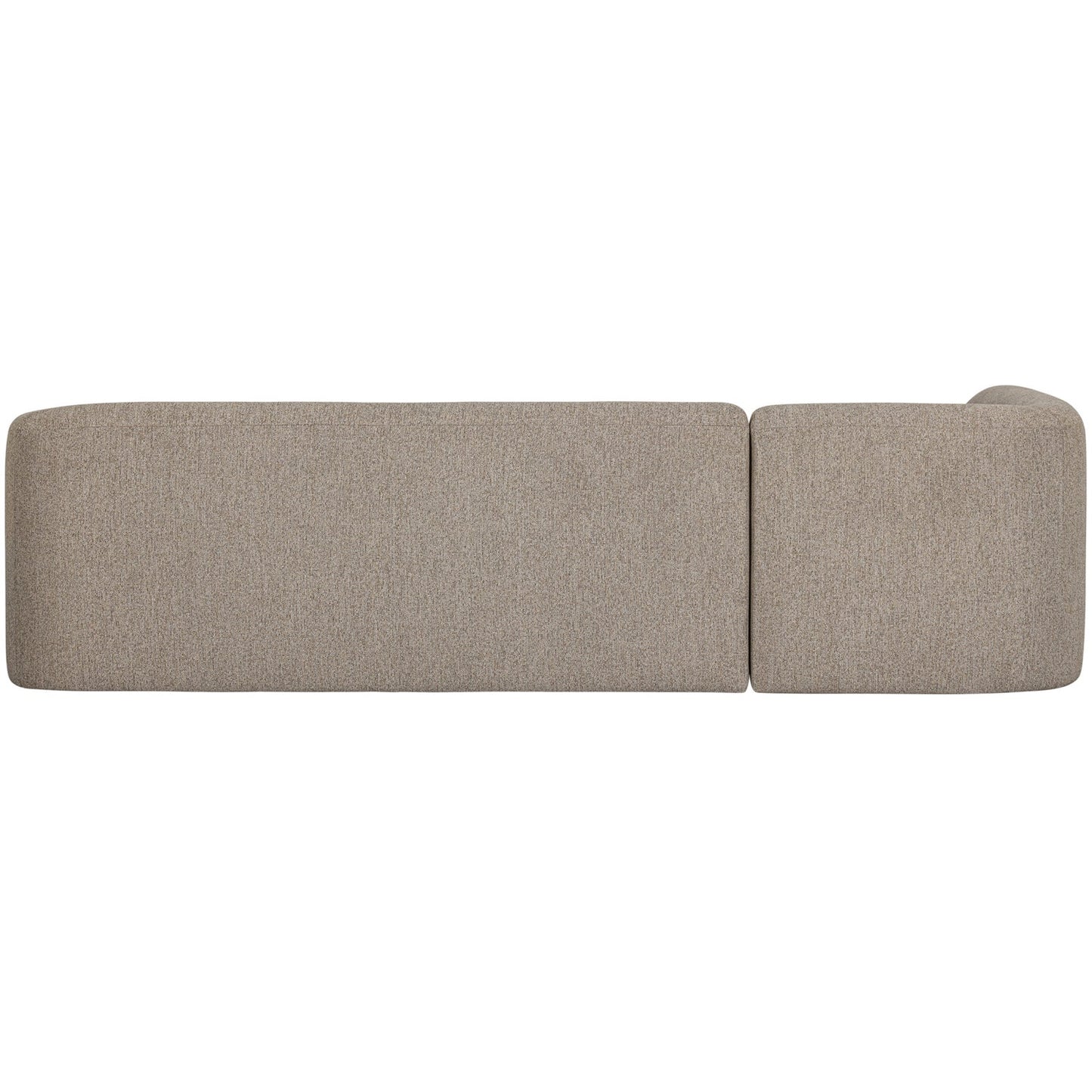 WOOOD Sloping hoekbank links Naturel Melange
