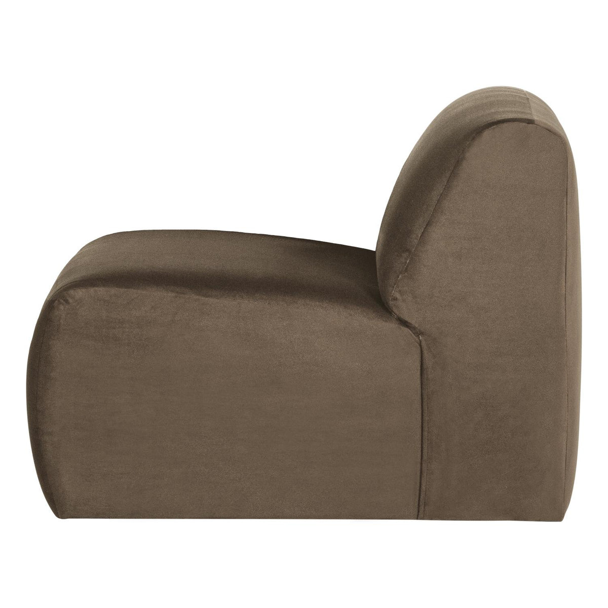 WOOOD Mojo Base 1-zits bank velvet Taupe