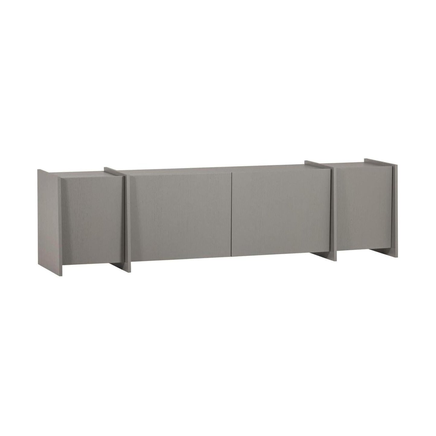 WOOOD Brock tv-meubel 200 cm Warmgrijs