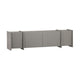 WOOOD Brock tv-meubel 200 cm Warmgrijs